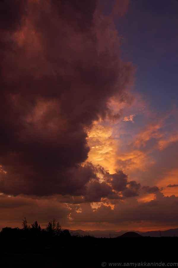 clouds sunset